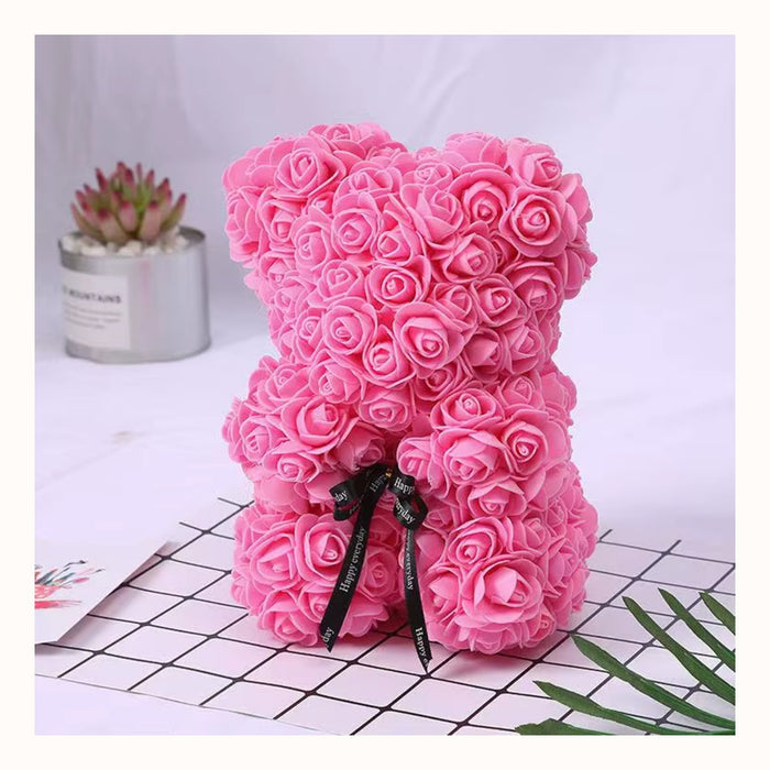 Rose Bear in a Gift Box